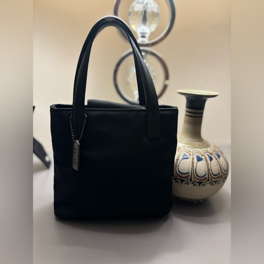 Vintage coach mini tote
